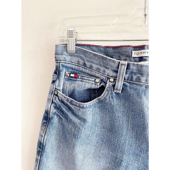 Tommy Hilfiger Vintage Boyfriend Jeans Light Wash Size 6 - Picture 8 of 15